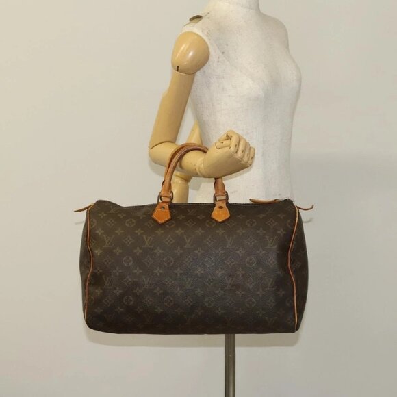 LOUIS VUITTON Monogram Speedy 40 Hand Bag - Picture 1 of 15